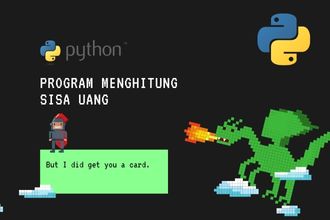 Program Python Menghitung Sisa Uang
