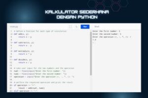 4+ Cara Membuat Kalkulator Sederhana dengan Python