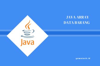 Contoh Program Java Array Data Barang
