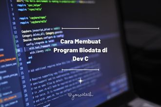Cara Membuat Program Biodata di Dev C