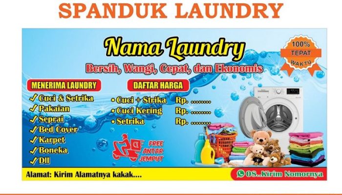 Banner Laundry Terbaik: Solusi Terkini untuk Promosi Bisnis Anda