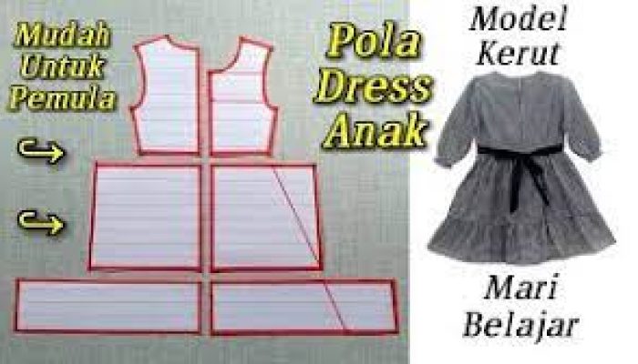 Cara Membuat Pola Baju Anak Perempuan untuk Pemula