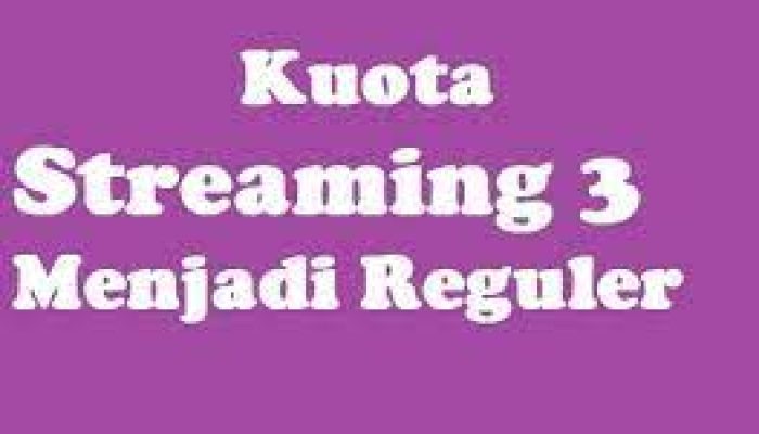 Cara Mengubah Kuota Streaming 3 Menjadi Reguler